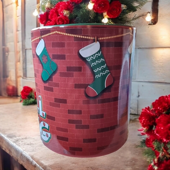 "WELL HUNG" Silver Buffalo 20oz.  Ceramic Funny Christmas Mug - Picture 2 of 6